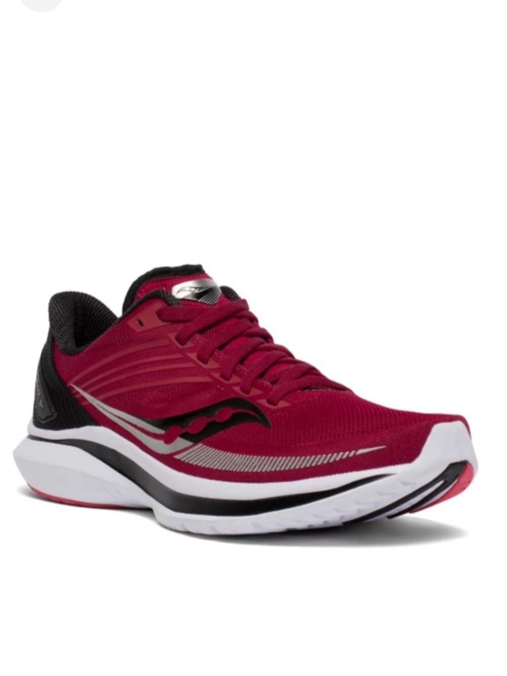 Saucony Kinvara 12 Women’s Running Shoes Cherry and Silver